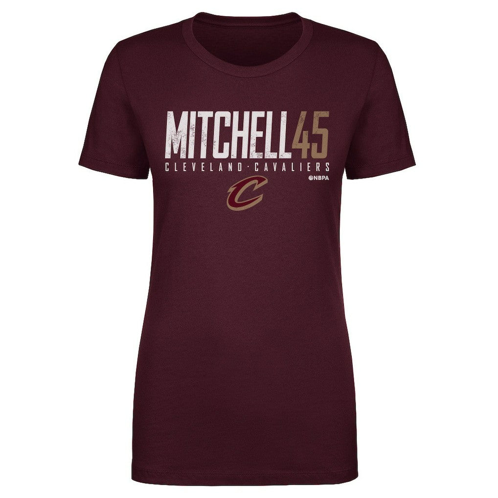 NBA Donovan Mitchell Cleveland Cavaliers 500 Level Women's Elite T-Shirt sale