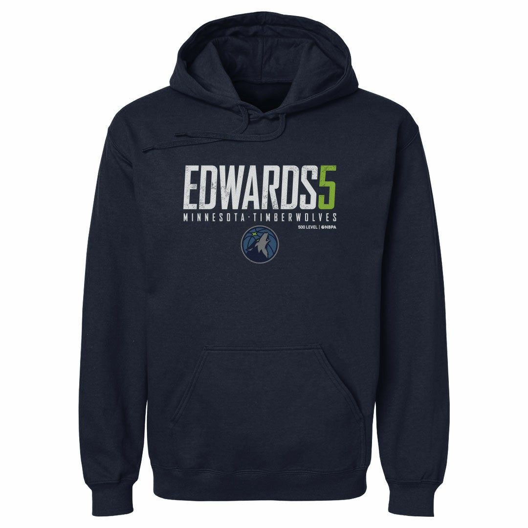 NBA Anthony Edwards Minnesota Timberwolves 500 Level Elite Pullover Hoodie