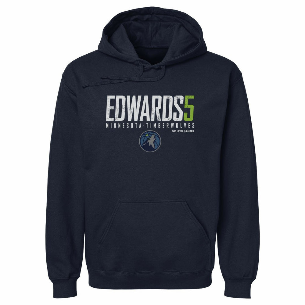 NBA Anthony Edwards Minnesota Timberwolves 500 Level Elite Pullover Hoodie