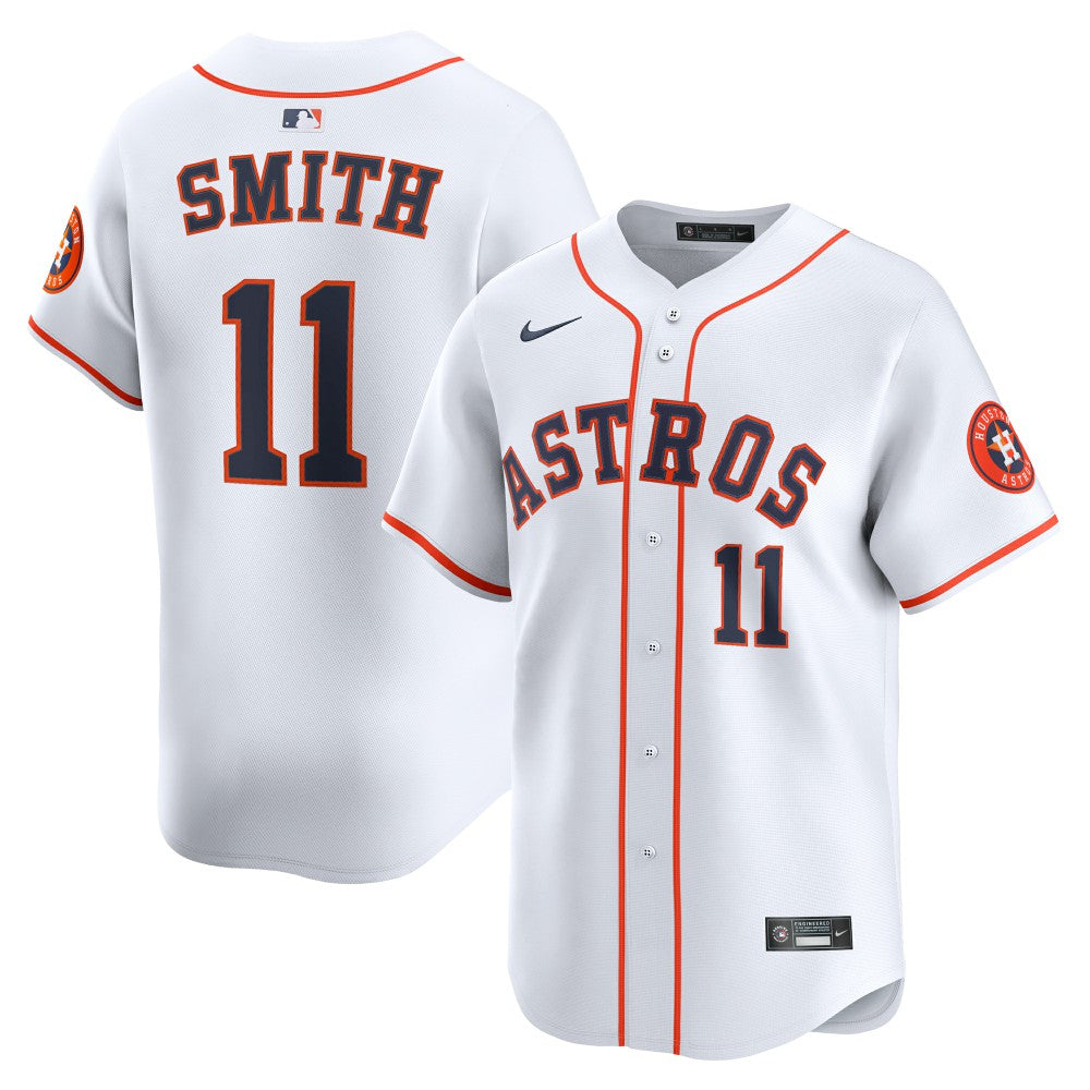 MLB Cam Smith #11 Houston Astros Nike Home Limited Player Jersey