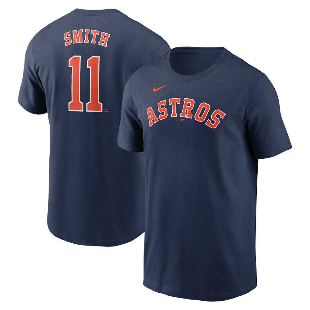 MLB Cam Smith Houston Astros Nike Fuse Name & Number T-Shirt