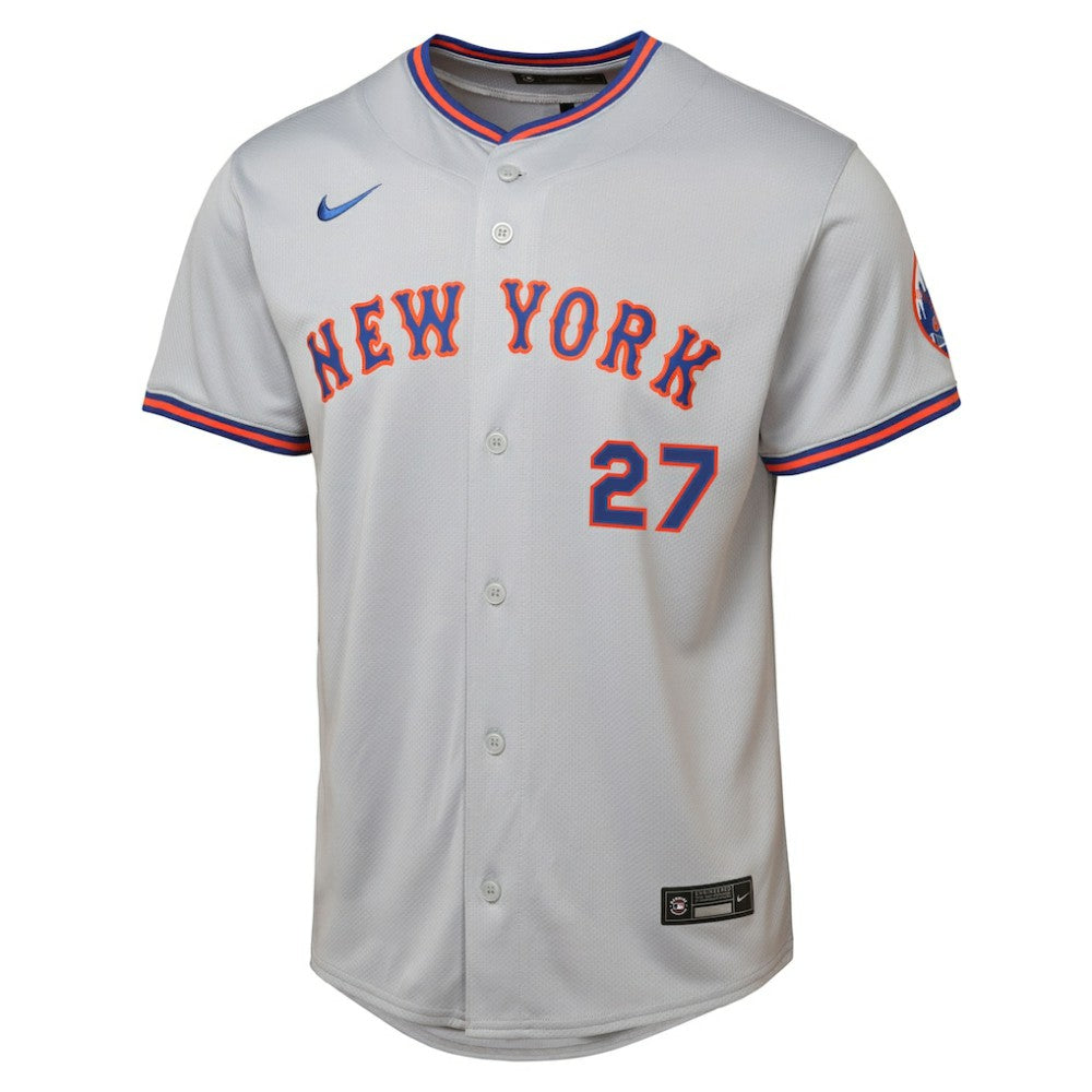 MLB Mark Vientos New York Mets Nike Youth Road Limited Jersey – Gray