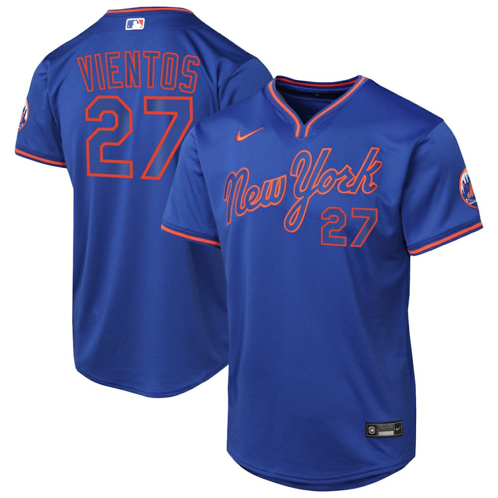 MLB Mark Vientos New York Mets Nike Youth Alternate 2 Limited Jersey – Royal