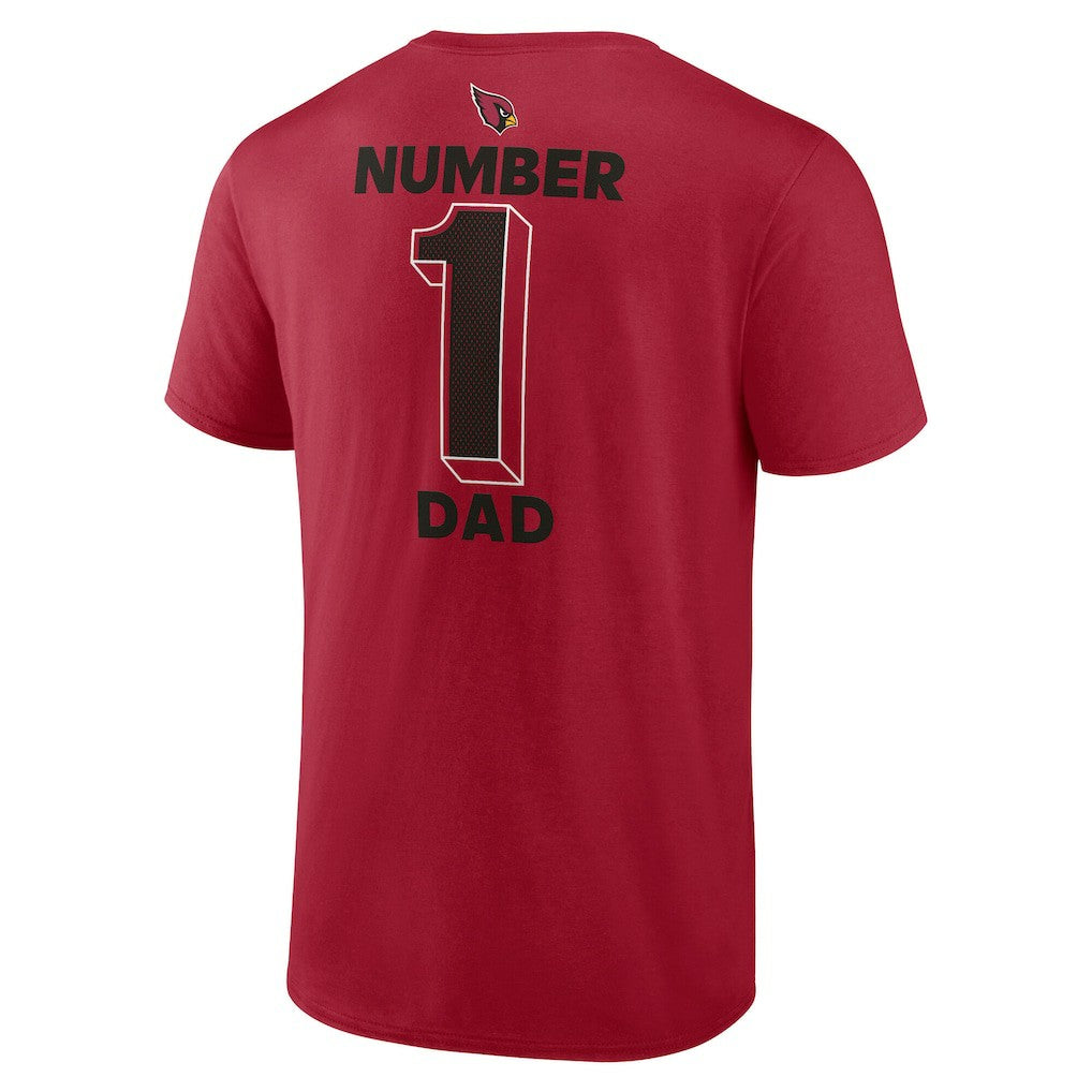 #1 Dad Jersey T-Shirt - Arizona Cardinals