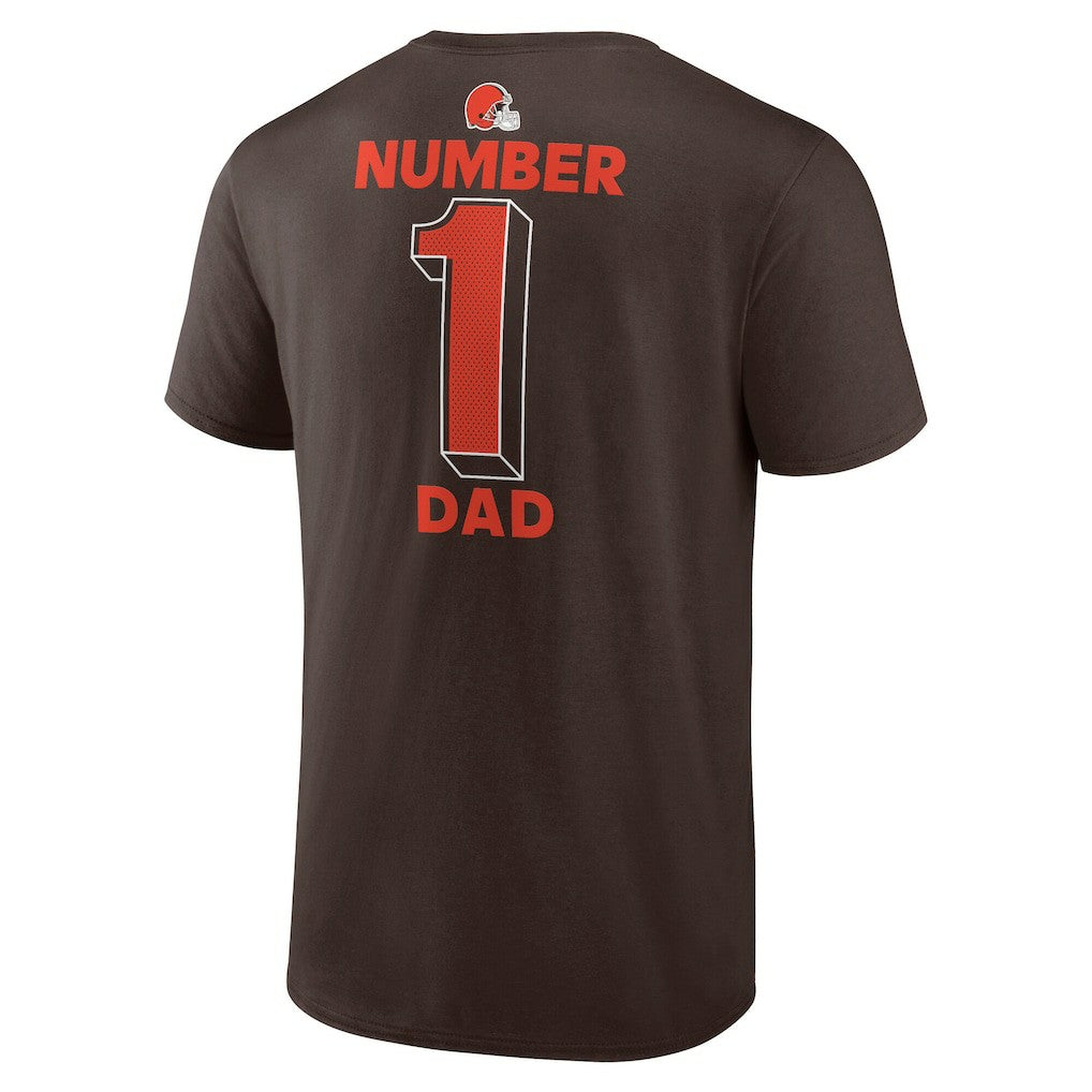 #1 Dad Jersey T-Shirt - Cleveland Browns