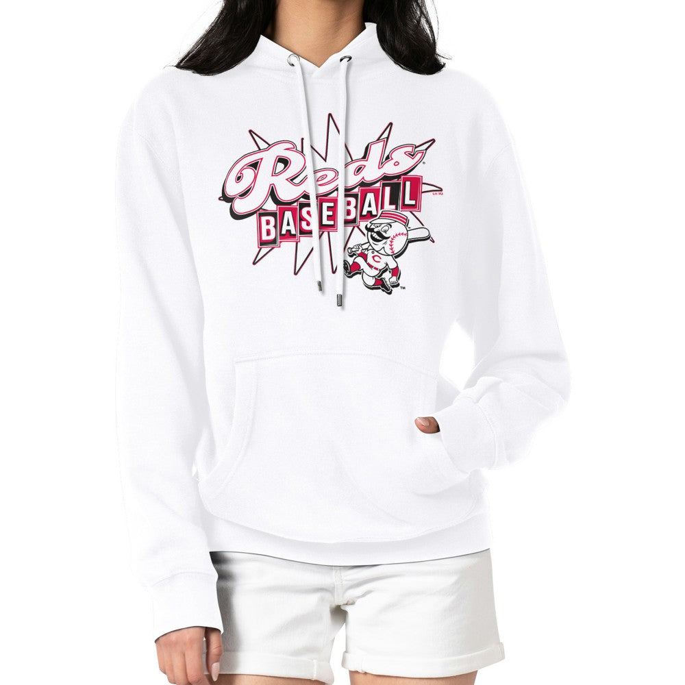 MLB Cincinnati Reds Starter Women's Drive-In Pullover Hoodie