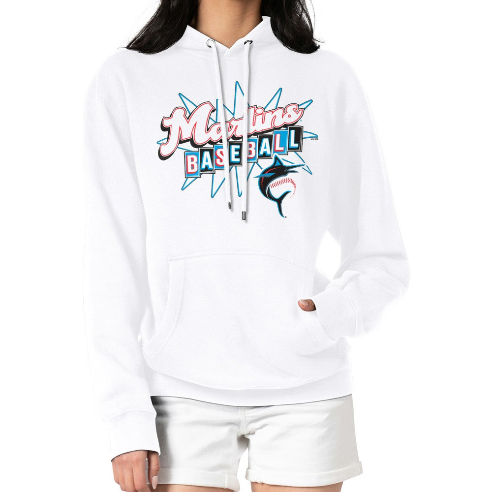 MLB Miami Marlins Starter Women's Drive-In Pullover Hoodie