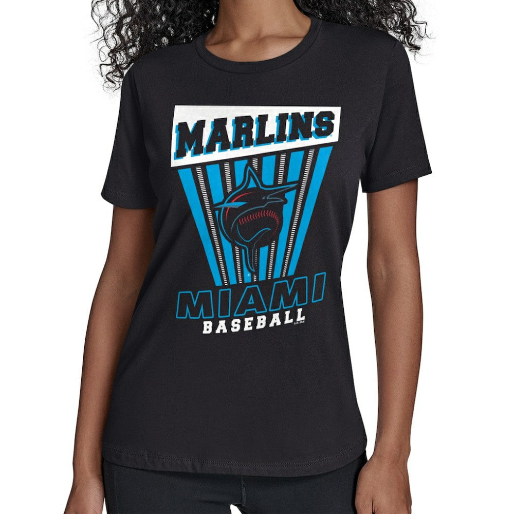 MLB Miami Marlins Starter Women's Poster Print T-Shirt