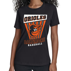 MLB Baltimore Orioles Starter Women's Poster Print T-Shirt