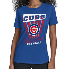 MLB Chicago Cubs Starter Women's Poster Print T-Shirt