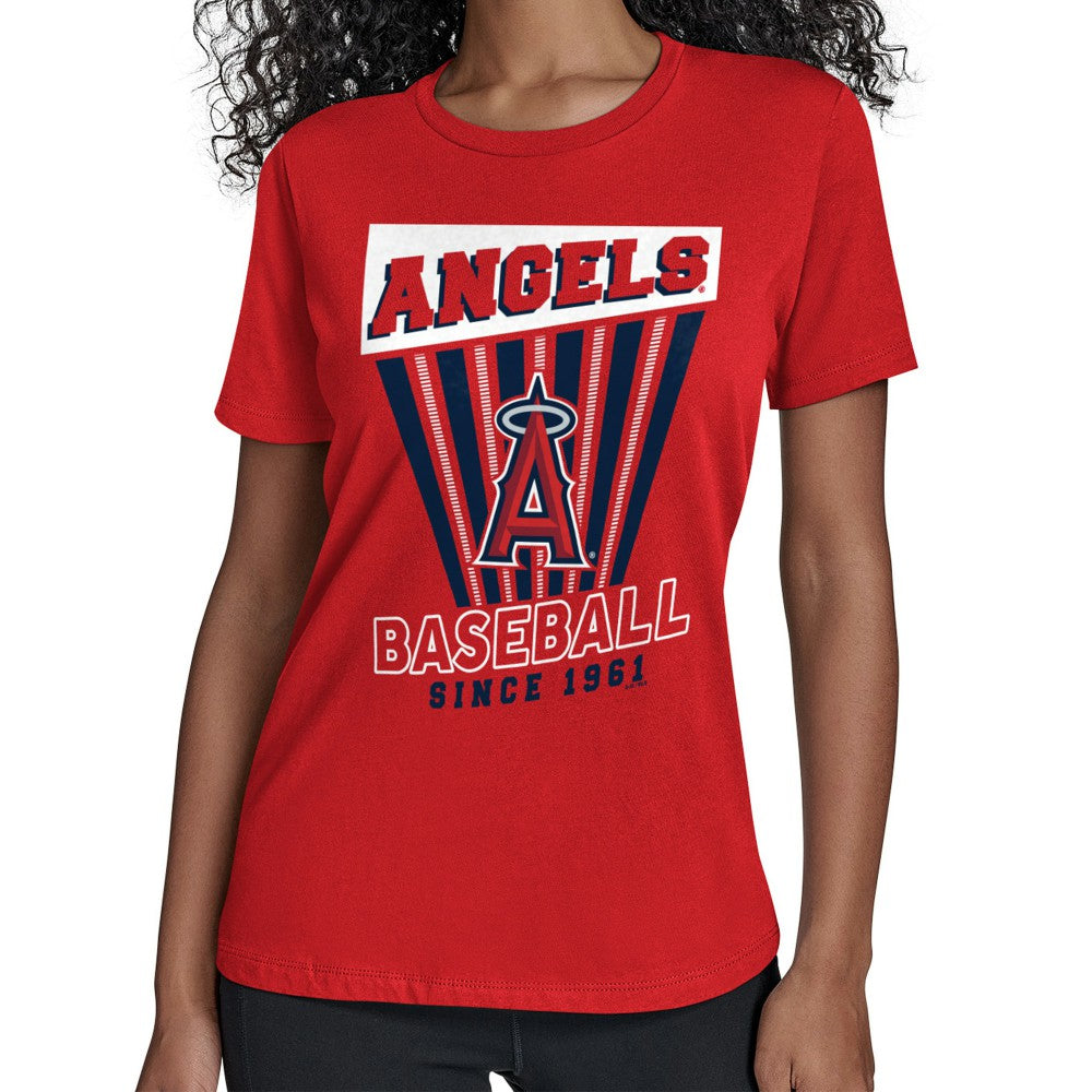 MLB Los Angeles Angels Starter Women's Poster Print T-Shirt