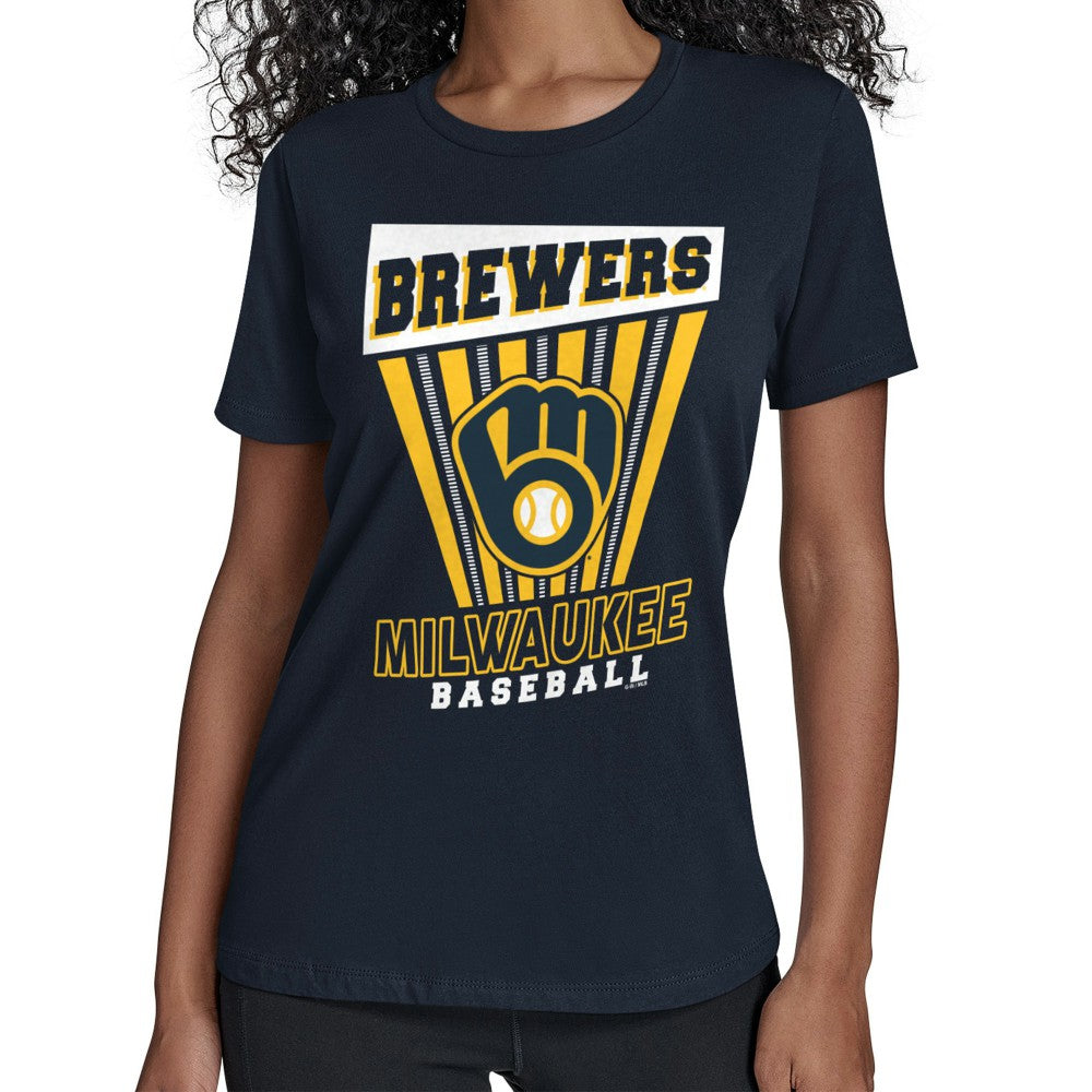 MLB Milwaukee Brewers Starter Women's Poster Print T-Shirt