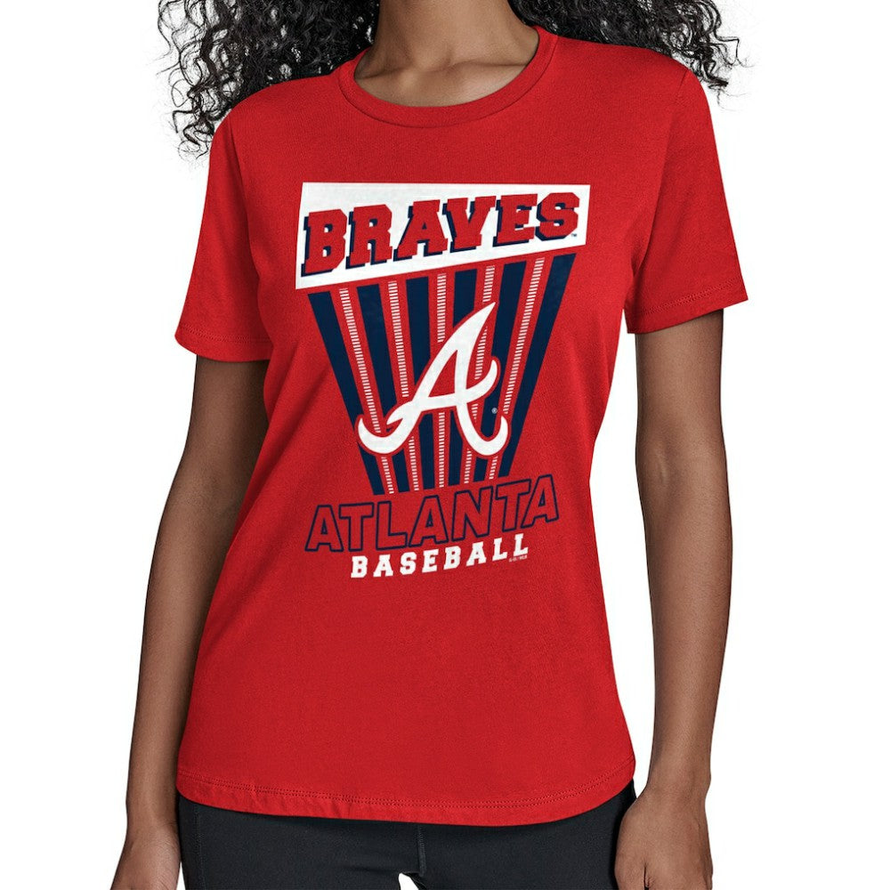 MLB Atlanta Braves Starter Women's Poster Print T-Shirt