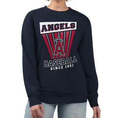 MLB Los Angeles Angels Starter Women's Poster Print Pullover Sweatshirt