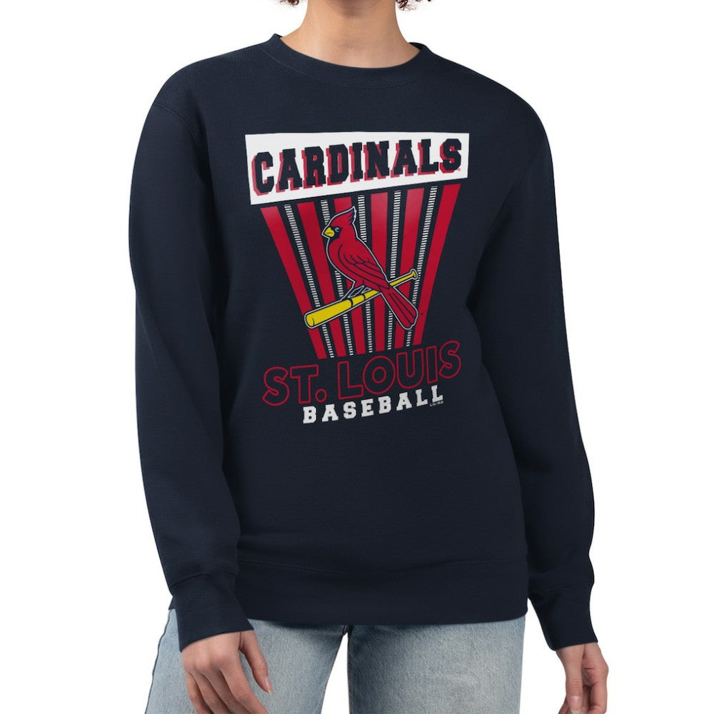 MLB St. Louis Cardinals Starter Women's Poster Print Pullover Sweatshirt