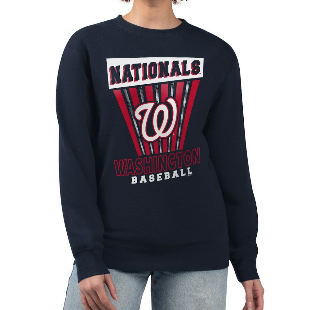 MLB Washington Nationals Starter Women's Poster Print Pullover Sweatshirt