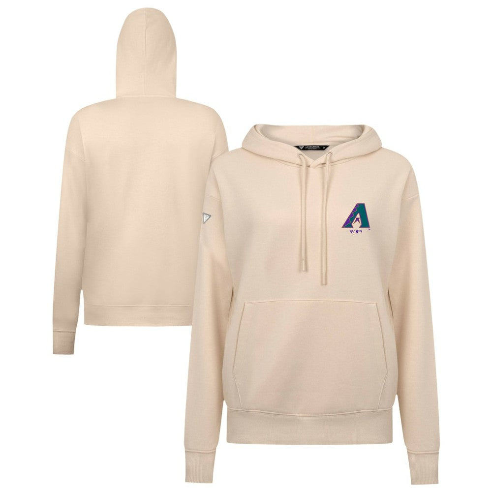 MLB Arizona Diamondbacks Levelwear Women's Cooperstown Collection Adorn Core Logo Pullover Hoodie