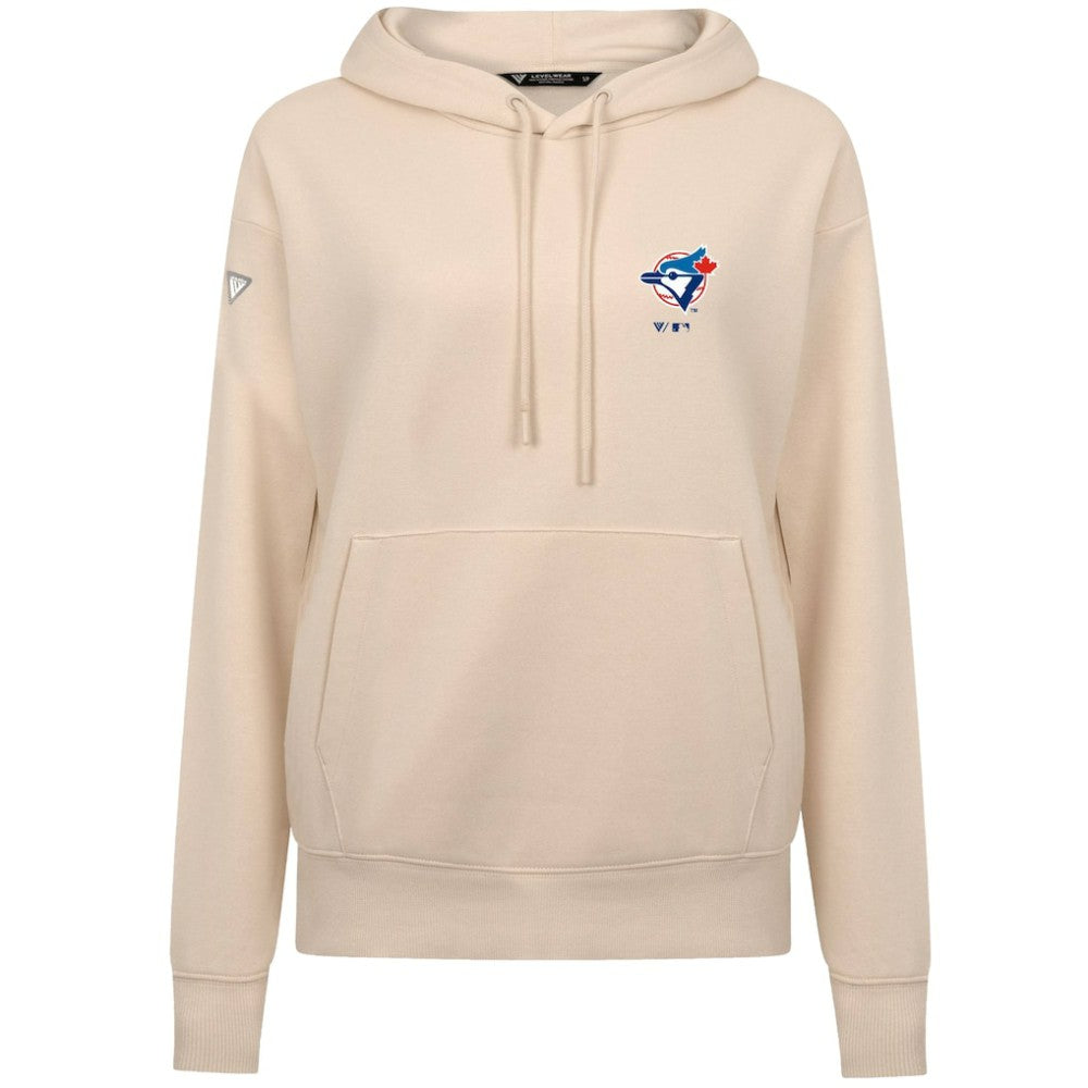 MLB Toronto Blue Jays Levelwear Women's Cooperstown Collection Adorn Core Logo Pullover Hoodie