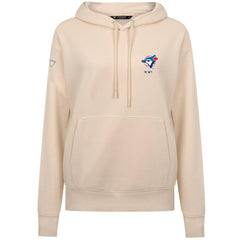 MLB Toronto Blue Jays Levelwear Women's Cooperstown Collection Adorn Core Logo Pullover Hoodie