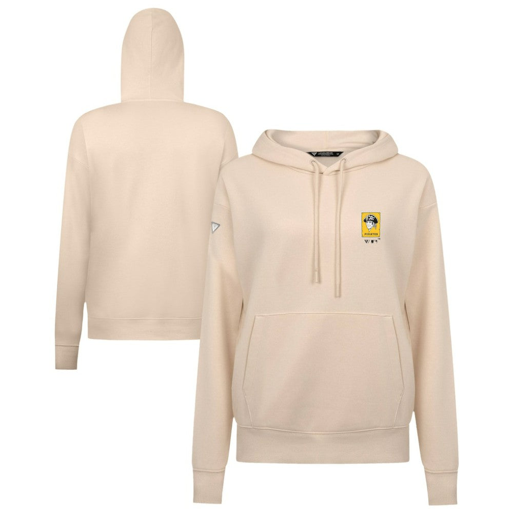 MLB Pittsburgh Pirates Levelwear Women's Cooperstown Collection Adorn Core Logo Pullover Hoodie