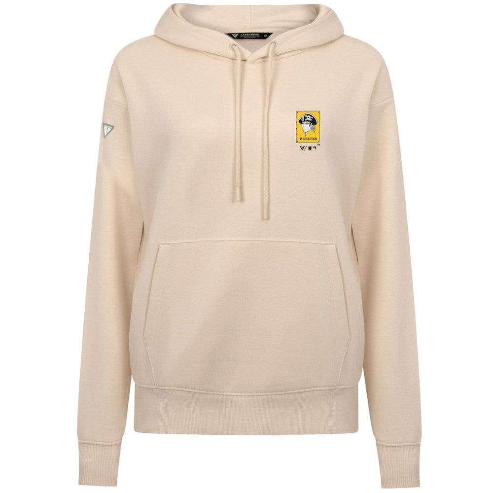 MLB Pittsburgh Pirates Levelwear Women's Cooperstown Collection Adorn Core Logo Pullover Hoodie