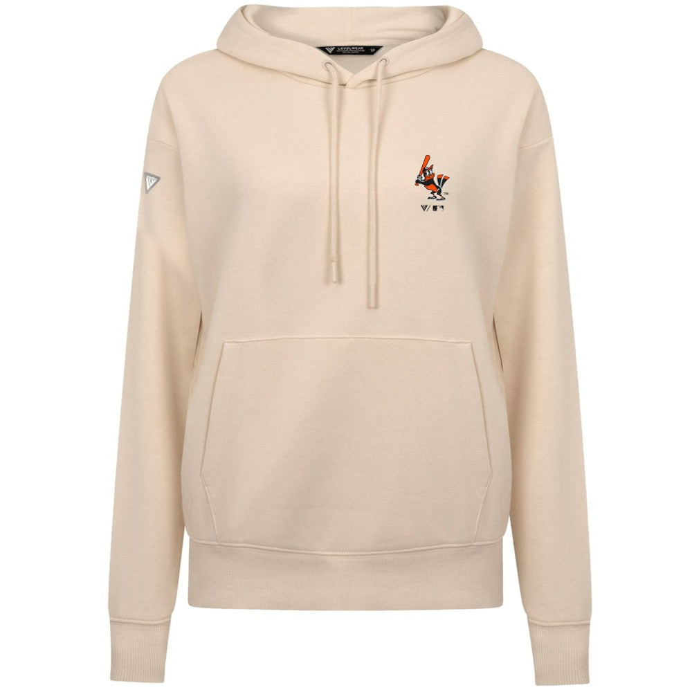 MLB Baltimore Orioles Levelwear Women's Cooperstown Collection Adorn Core Logo Pullover Hoodie
