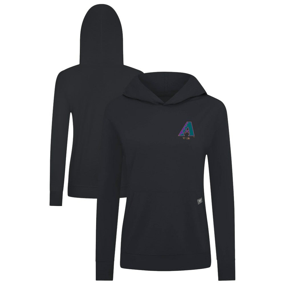 MLB Arizona Diamondbacks Levelwear Women's Cooperstown Collection Relay Core Logo Pullover Hoodie