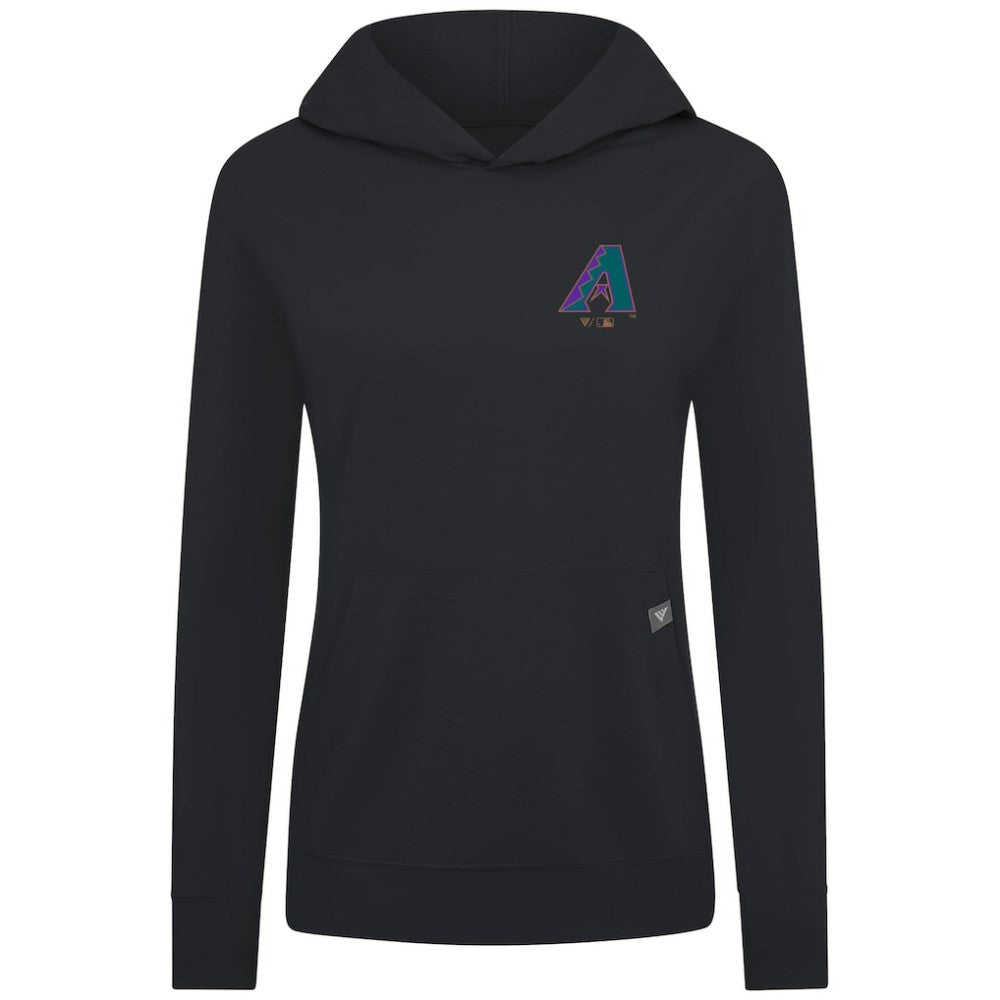 MLB Arizona Diamondbacks Levelwear Women's Cooperstown Collection Relay Core Logo Pullover Hoodie