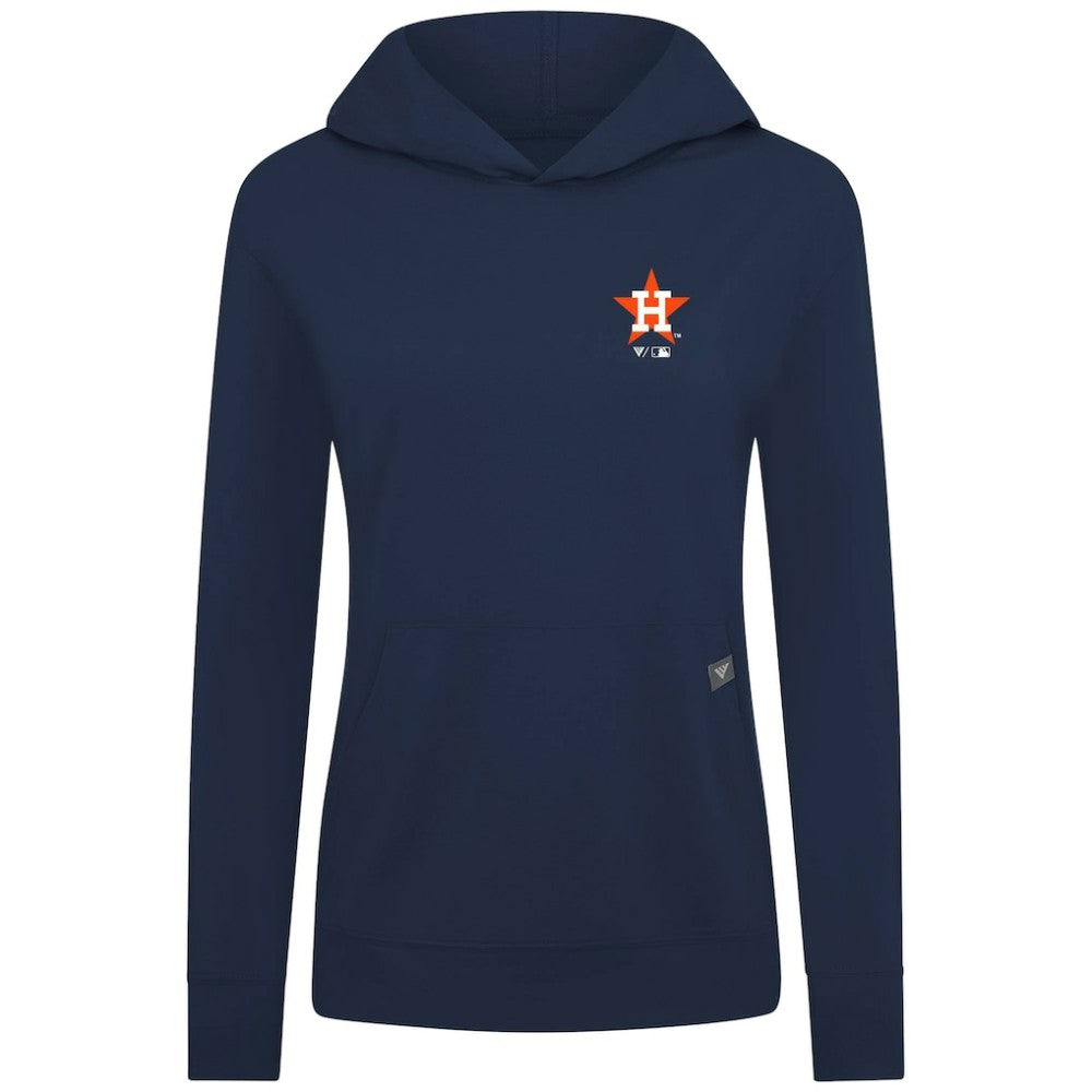 MLB Houston Astros Levelwear Women's Cooperstown Collection Relay Core Logo Pullover Hoodie