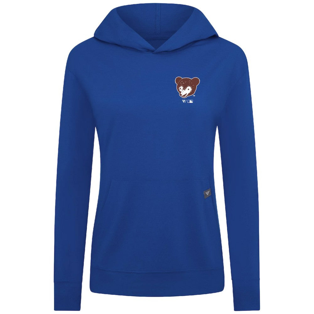 MLB Chicago Cubs Levelwear Women's Cooperstown Collection Relay Core Logo Pullover Hoodie