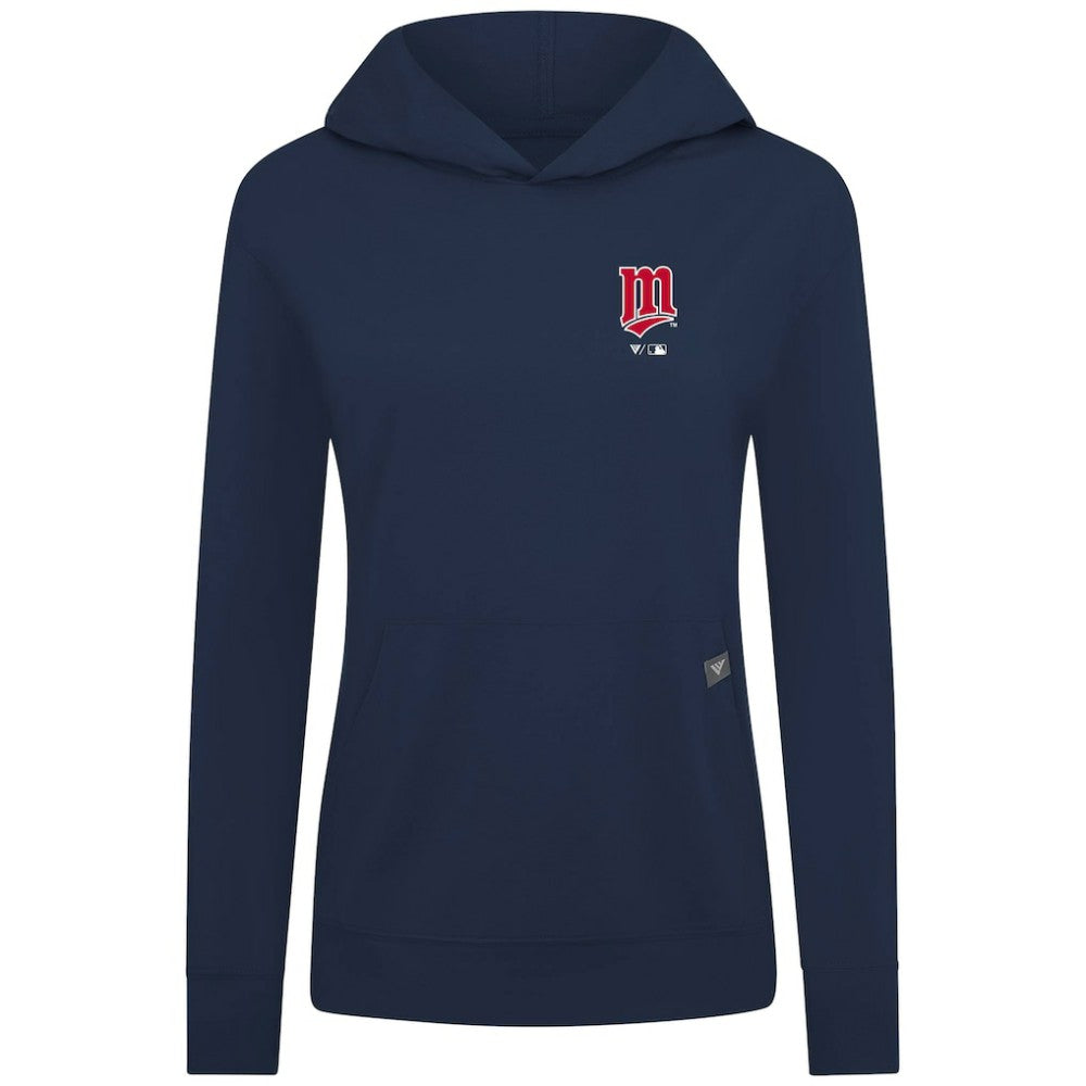 MLB Minnesota Twins Levelwear Women's Cooperstown Collection Relay Core Logo Pullover Hoodie