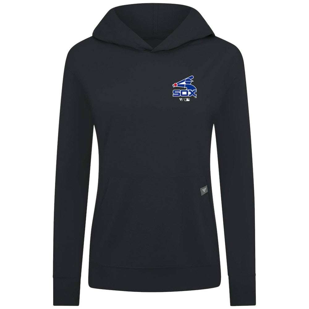MLB Chicago White Sox Levelwear Women's Cooperstown Collection Relay Core Logo Pullover Hoodie