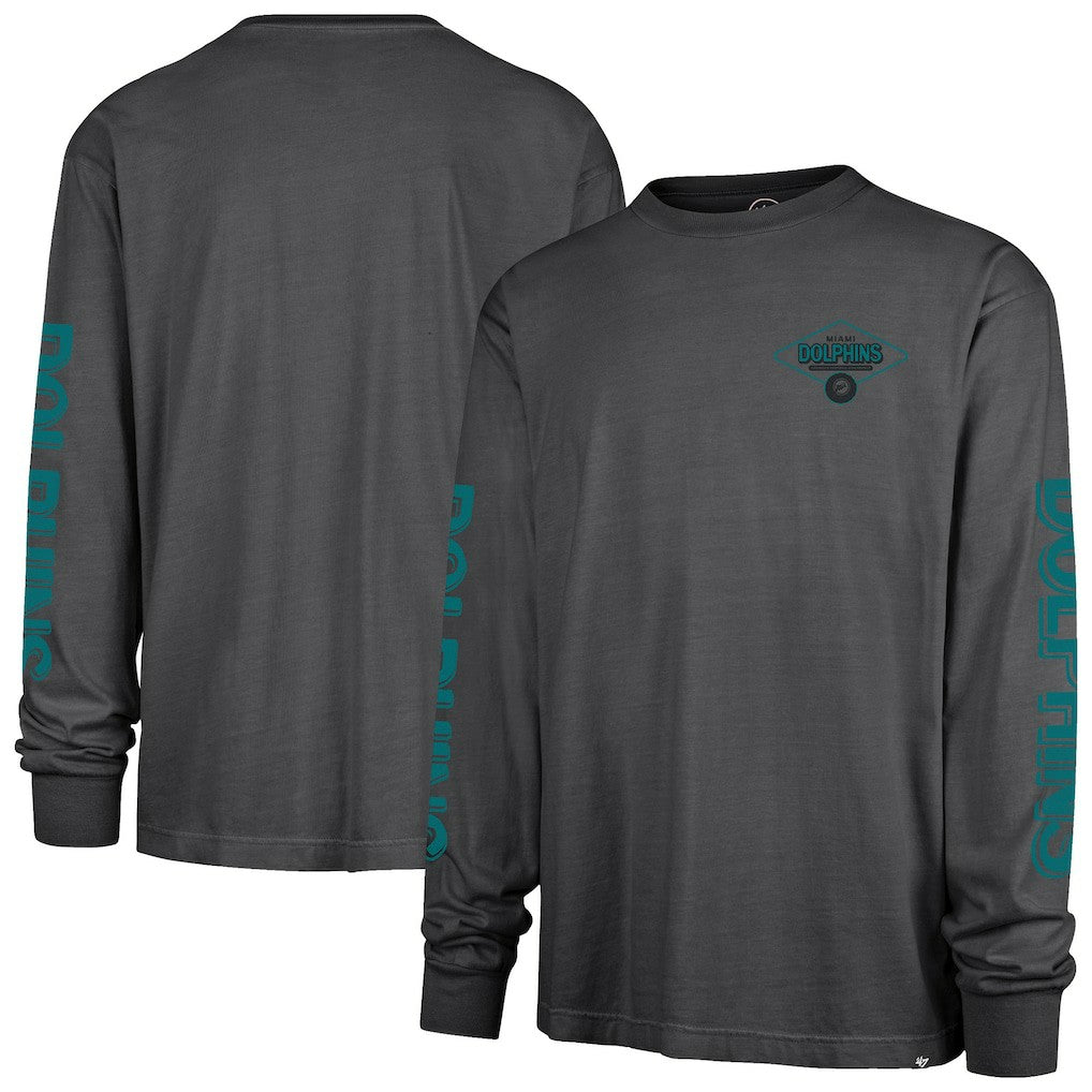'47 Cairn Ravine Foundation Throwback Long Sleeve T-Shirt - Miami Dolphins