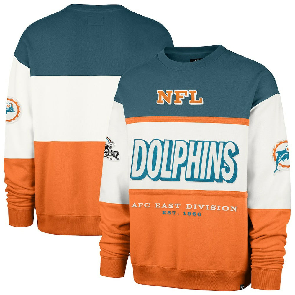 '47 Throwback Breeze Maximalist Sweatshirt - Miami Dolphins