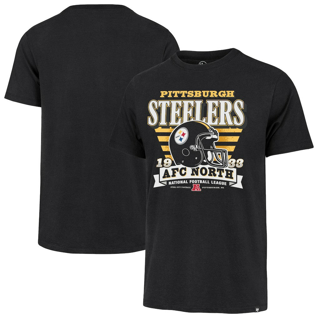 '47 Stripe Splash Franklin Throwback T-Shirt - Pittsburgh Steelers