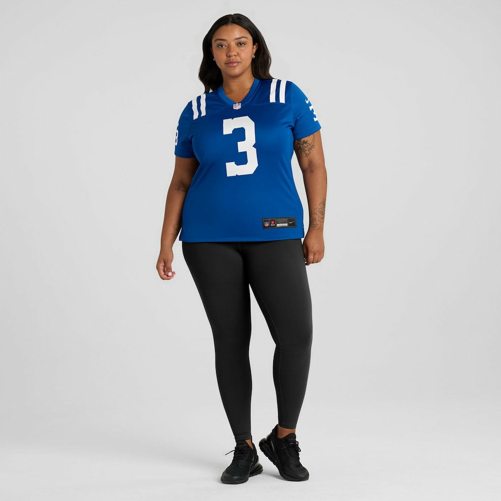 Spencer Shrader  Women's Team Game Jersey - Indianapolis Colts