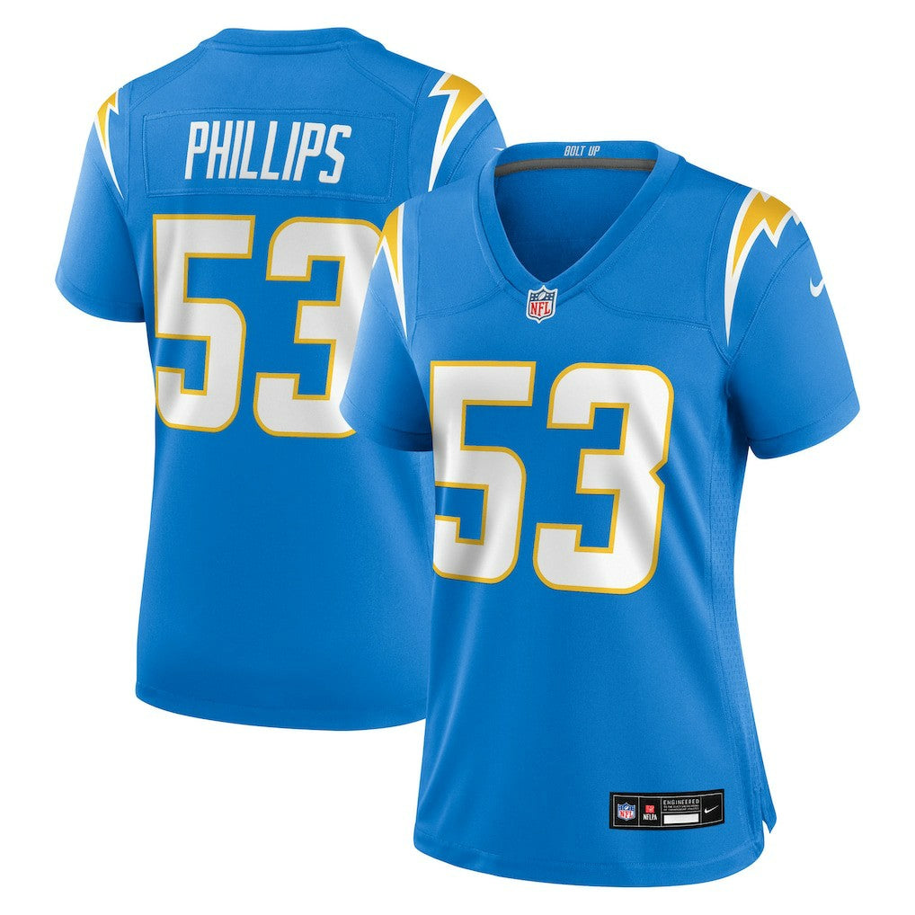 Del'Shawn Phillips  Women's Team Game Jersey - Los Angeles Chargers