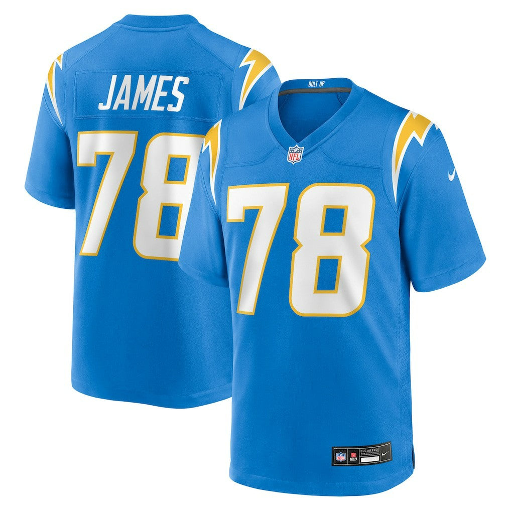 Andre James  Team Game Jersey - Los Angeles Chargers