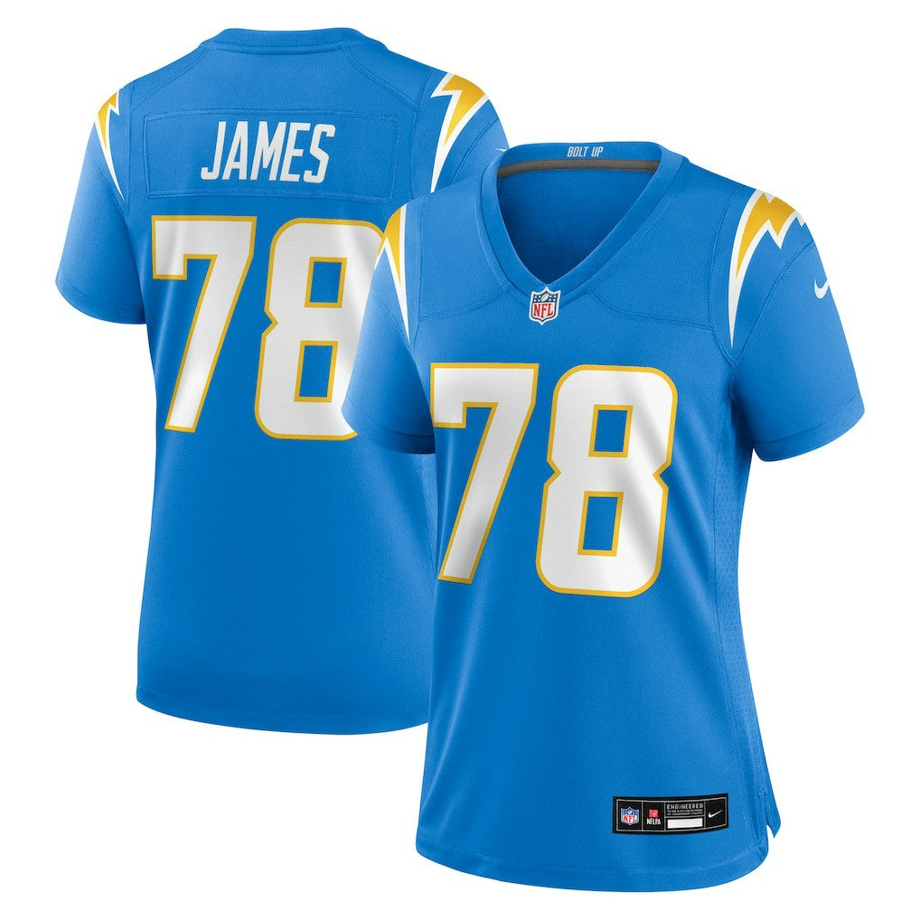Andre James  Women's Team Game Jersey - Los Angeles Chargers