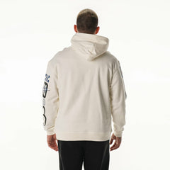 The Wild Collective Unisex Stacked Graphic Sleeve Fleece Hoodie - Indianapolis Colts