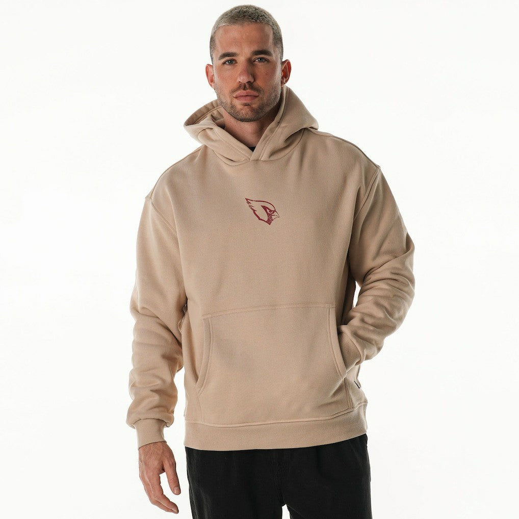 The Wild Collective Unisex Oversized Graphic Fleece Hoodie - Arizona Cardinals