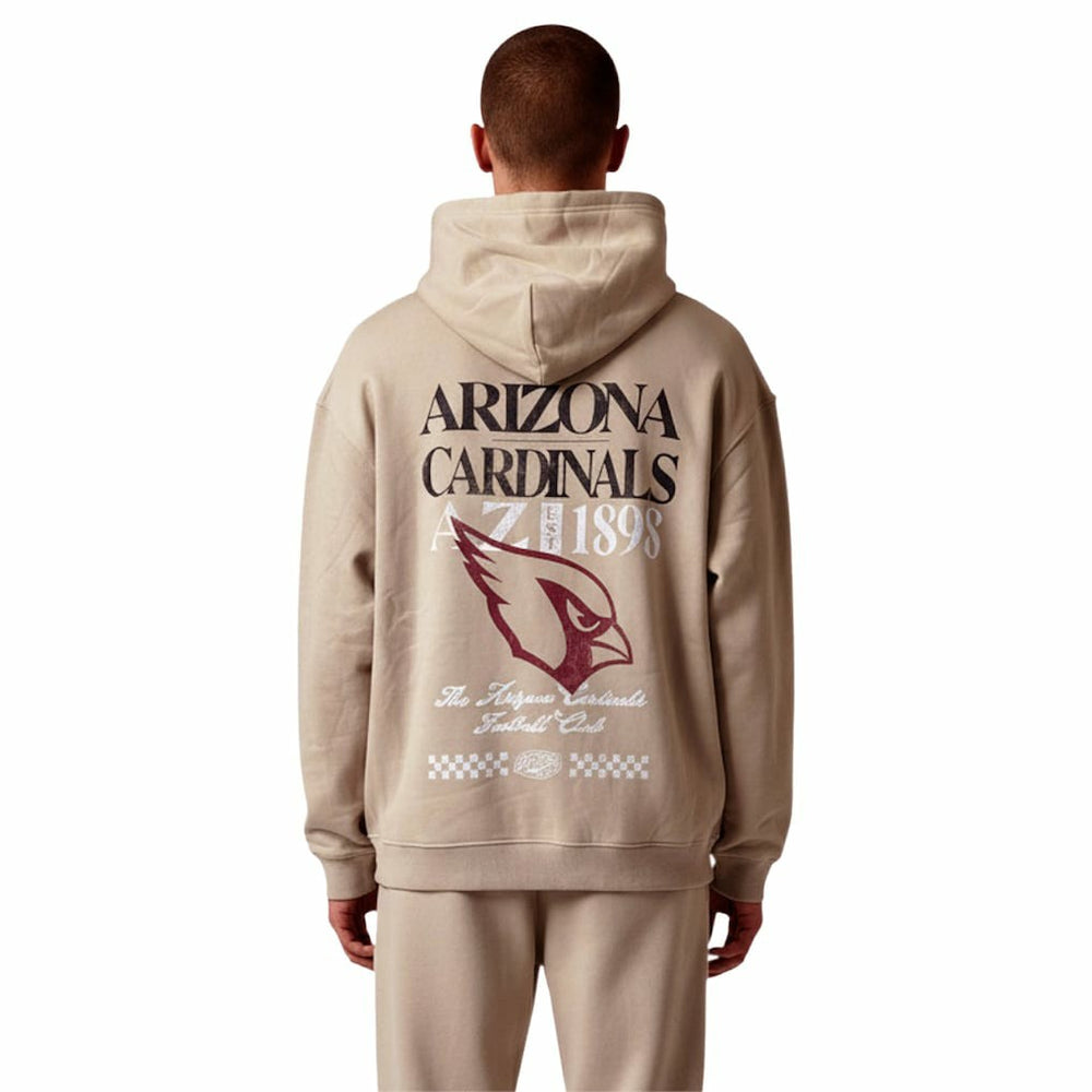 The Wild Collective Unisex Oversized Graphic Fleece Hoodie - Arizona Cardinals