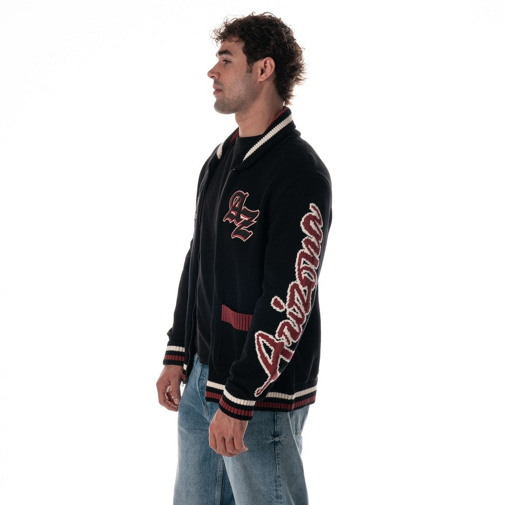 The Wild Collective Unisex Jacquard Full-Zip Sweater - Arizona Cardinals