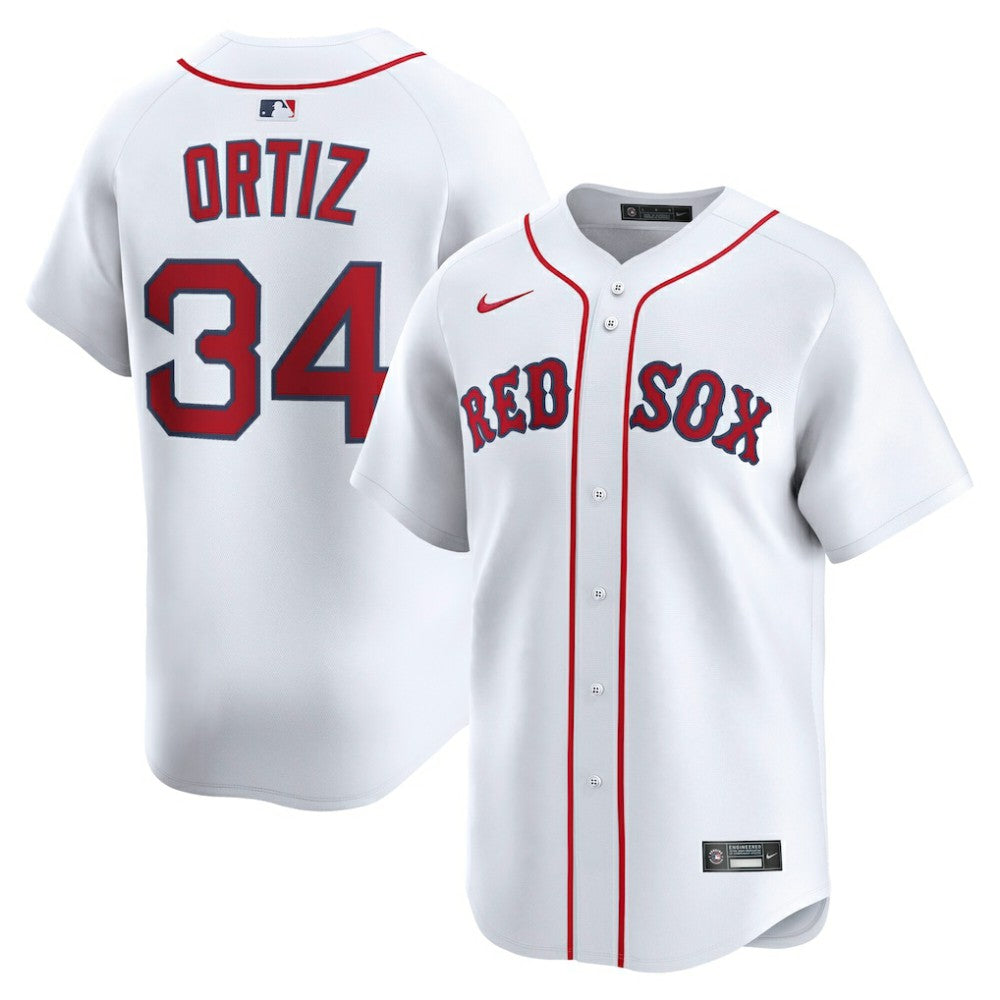MLB David Ortiz Boston Red Sox Nike Home Limited Jersey