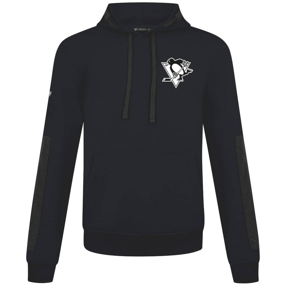 NHL Black Pittsburgh Penguins Levelwear Bombay Response Pullover Hoodie