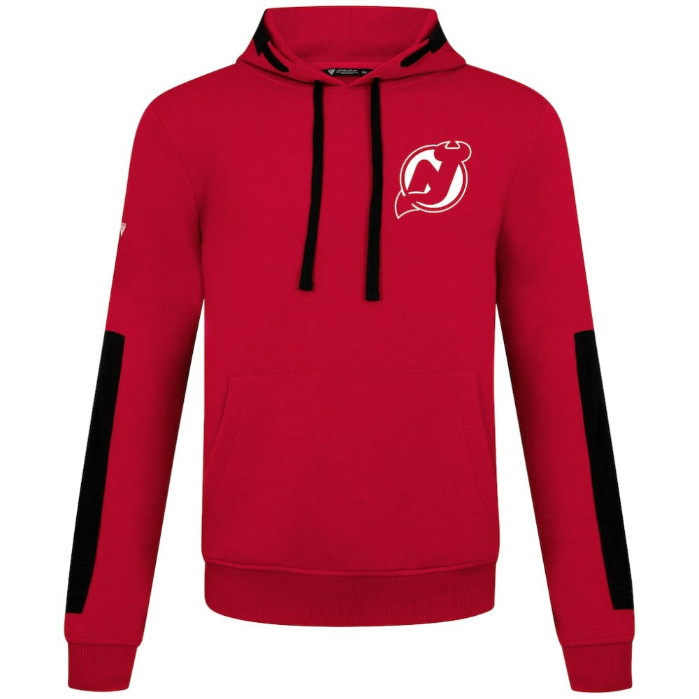 NHL Red New Jersey Devils Levelwear Bombay Response Pullover Hoodie