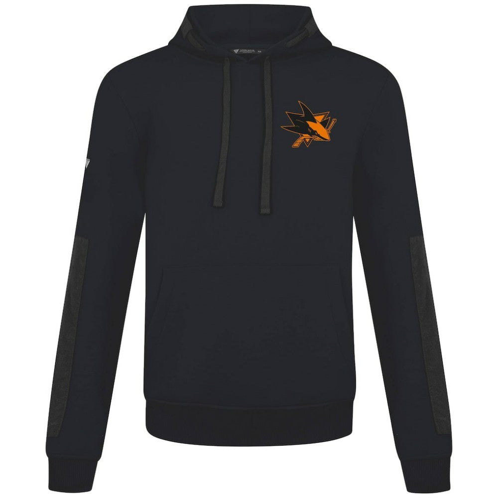 NHL Black San Jose Sharks Levelwear Bombay Response Pullover Hoodie