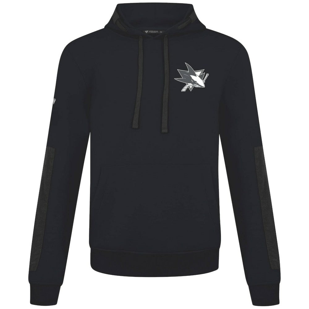 NHL Black San Jose Sharks Levelwear Bombay Response Pullover Hoodie
