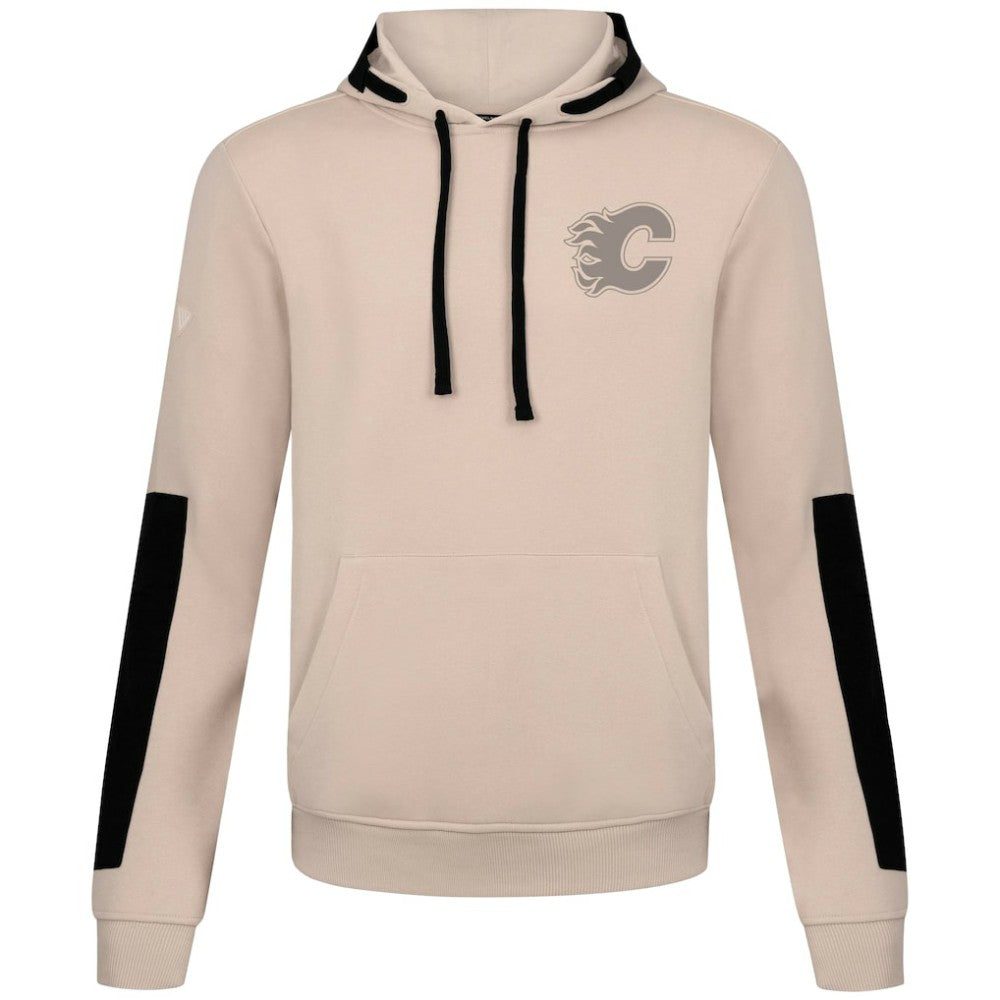 NHL Khaki Calgary Flames Levelwear Bombay Response Pullover Hoodie