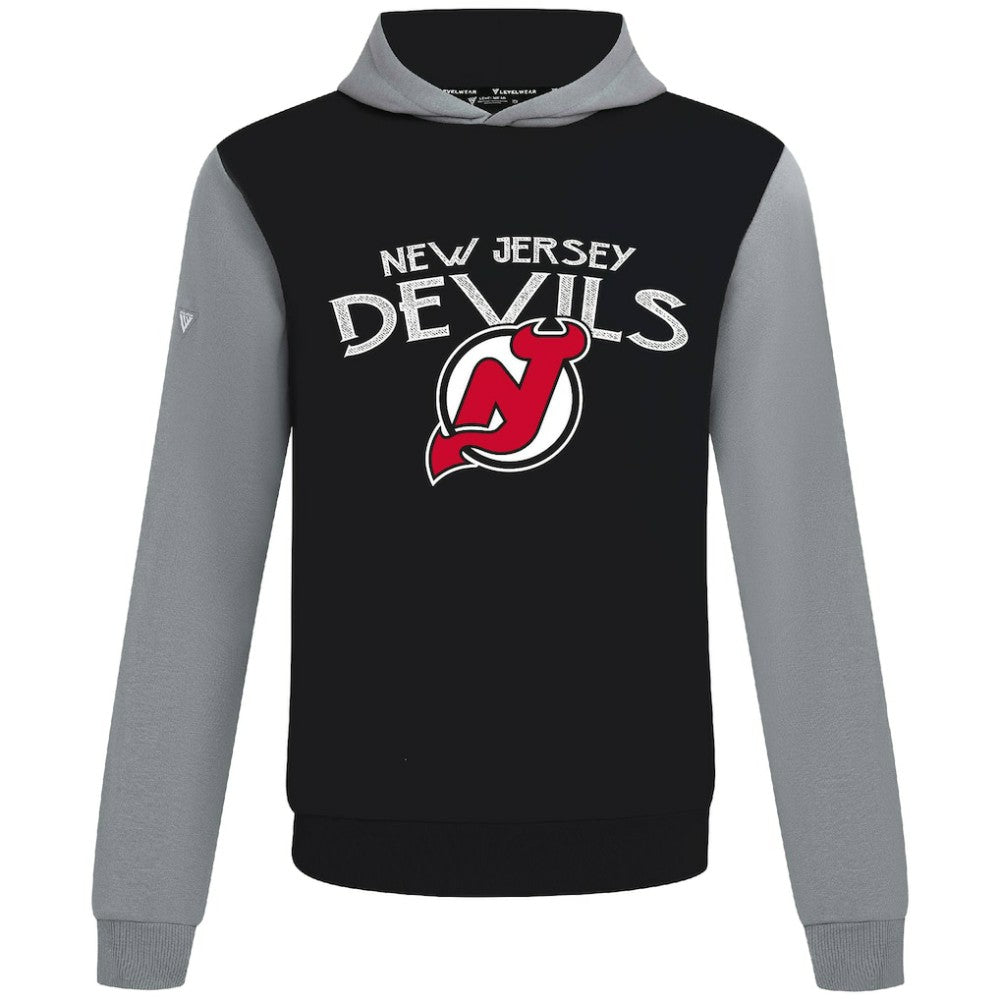 NHL Black/Gray New Jersey Devils Levelwear Ultimate Mission Pullover Hoodie